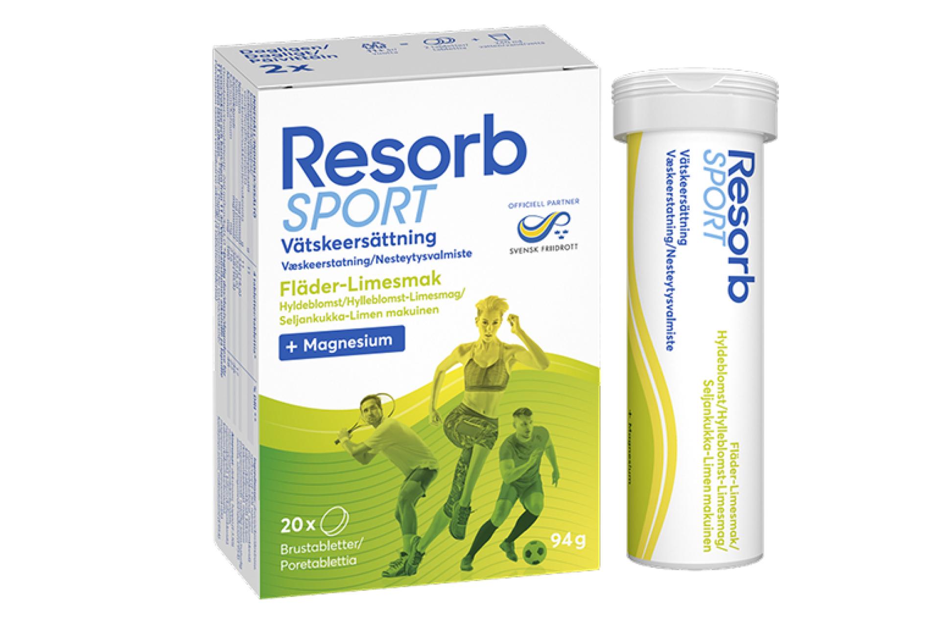 Resorb® Sport Fläder-Limesmak